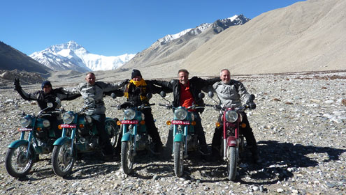 Lhasa to EBc Biking